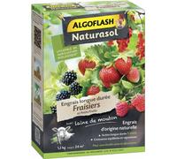 Engrais pour plantes Algoflash fraise, cassis, mûre, myrtille, framboise