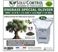 ENGRAIS Spécial OLIVIER 5 kg - SoluControl - Formulation haute qualité Organo-Minerale - Utilisable en Agriculture BIOLOGIQUE