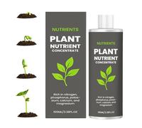 Engrais Végétal,Solution Nutritive Hydrosoluble - 100 ml Engrais Fleurs Maison,Pour Legumes Tomates Arbustes Cactus Pots Exterieur Jardin Cour Ferme