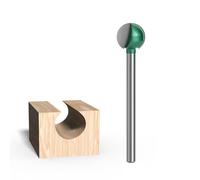 Engraving Milling Cutter Long Shank Design Round Nose Router Bit for Better Control in Woodworking Applications Woodworking Cutter