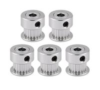 Engrenage 3D 8mm/5mm, poulie de Distribution en Aluminium alésée pour 5 poulies 20/16 Dents 5/8 PCS GT2 pour la Ceinture de Largeur de l'imprimante 3D 6mm(20 Dents 5MM)