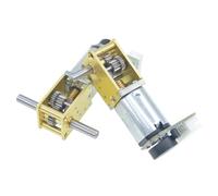 Engrenage à vis sans fin 1218-N20, encodeur DC, moteur à engrenage à arbre unique, micro engrenage, moteur à double arbre à basse vitesse(3V95RPM,Dual Axis)