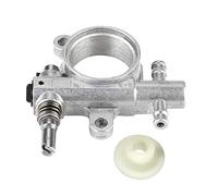 Engrenage à vis sans fin de pompe à huile de tronçonneuse Pièce de rechange en plastique en alliage d'aluminium durable de haute qualité pour machines de scie à chaîne 25CC 38CC