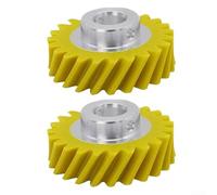 Engrenage à vis sans fin de rechange pour batteurs sur socle compatible avec les numéros de modèle W10112253 4161531 4162897 AP4295669 Construction métallique (2 pièces)