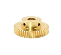 Engrenage à vis sans fin en cuivre, module 0,5, 80 dents, diamètre 41,4 mm, vis M3, plusieurs tailles disponibles(5mm bore)