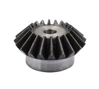 Engrenage conique 1 à 6 matrices 45 dents trempe de surface 90 degrés transmission 1:1 15 dents à 30 dents ensemble d'engrenages coniques(28)