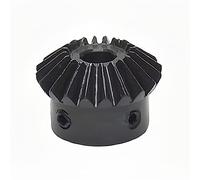 Engrenage conique, 1 pignon à 2 modules et 25 dents, engrenage à 90°, vis M5, embout conique