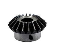 Engrenage conique 12 dents en acier 45 avec trou standard - 2 modules, alésage 6-12 mm, pignon for applications mécaniques(6mm bore 12 Teeth)