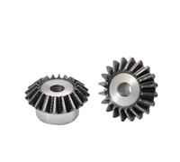 Engrenage conique 2/2,5/3M Mod 45# en acier trempé à 90 degrés 17T/24T/28T/30T/40T, trou de traitement, pignon de transmission mécanique, 1/2/4 pièces(2PCS,2M30T)