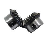 Engrenage conique, 2 engrenages coniques 2M 25T, module 2, pignon hélicoïdal à 25 dents, vis M5