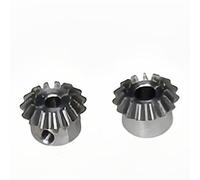 Engrenage conique, 2 pignons coniques 0,8 m 15 dents, vis M3, pignon conique