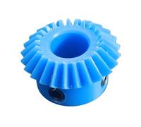 Engrenage conique à onglet 90 degrés en nylon bleu, 1,5 m, 15 dents, rapport 1:2, transmission hélicoïdale, module 1,5, 15 dents, matériel de direction conique(8mm bore)
