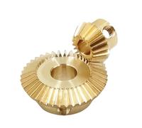 Engrenage conique de réduction 0,5 module 1:2 20 dents 40 dents en laiton ensemble d'engrenages coniques transmission à engrenage droit à angle de 90 degrés(3)