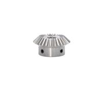 Engrenage conique droit à 90°, 1 module 0,5, 20T/25T/30T, alésage 3/4/5/6 mm, rapport de vitesse 1:1, pignon pour équipement CNC(0.5 Module 30T Bore 5mm)