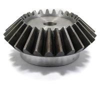 Engrenage conique en acier au carbone C45 | Scénario d'utilisation de 32 à 40 dents : transmission de puissance dans les machines(1.5 Module,35Teeth)