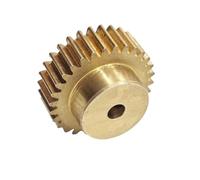 Engrenage conique en laiton, 1 éperon avec module étape 0,5, 52 dents cylindriques de 3 mm à 10, matériel d'arbre pignon trou intérieur(3mm bore)