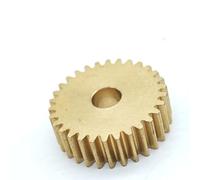 Engrenage conique en laiton, 1 module 0,5, 52 dents, éperon mm de diamètre, d'épaisseur, pignon à ajustement serré, matériel d'arbre cylindrique(11mm bore)