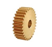 Engrenage conique en laiton, 1 module 0,5 59 dents droites 3 mm 4 6,35 8 10 trou intérieur pignon plat matériel d'arbre cylindrique(10mm bore)
