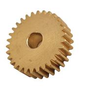 Engrenage conique en laiton, 1 pièce cylindrique 0,5 module 48 dents pignon droit 24 mm de diamètre d'épaisseur matériel d'arbre roue(6mm bore)