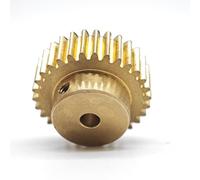 Engrenage conique en laiton, éperon cylindrique de 0,5 M 71T avec matériel d'arbre pignon largeur dents droites mm(4mm bore)