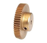 Engrenage conique en laiton, module 0,5, éperon 68 dents avec pas de 35 mm diamètre extérieur, pignon droit, matériel d'arbre cylindrique 20(6.35mm bore)