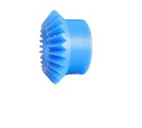 Engrenage conique en nylon bleu 30 dents, 1 module 1:1, pignon conique à onglet 90 degrés, 1M 30T, for transmission, ingénierie, matériel de direction(10mm bore)