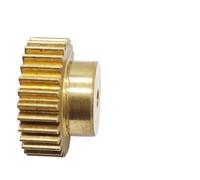 Engrenage conique en spirale, Engrenage cylindrique à denture droite en laiton, module 0,5, alésage 4-8 mm, avec arbre étagé(0.5 module 32 teeth Hole 4mm)