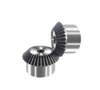 Engrenage Conique Engrenage biseauté 1M20T 1M25T, 1 Mod, 20 dents, 25, trou 5/6/6.35/7/8/10/12mm, pièces de pignon précision, acier 45#, Distance centrale 90 degrés(1M20T 12mm hole,2PCS)