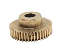 Engrenage cylindrique en laiton de 0.5M 37T, avec pas de 3mm 4mm 5mm 6mm, trou D, pignon à dents droites. 5 Module 37, pignon d'arbre droit, 1 pièces(3x2.5mm D bore)