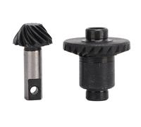 Engrenage d’essieu avant et arrière pour RC, engrenage d’essieu en alliage d’aluminium à vis hélicoïdale pour voiture RC 24T/12T, engrenage spiral de remplacement à haute