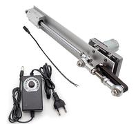 Engrenage d'Actionneur Linéaire à Cycle Alternatif, Moteur Télescopique Réglable, Moteur de Bricolage avec contrôleur de Vitesse 20-80mm (DC 24V 120 tr/min)