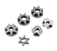 Engrenage de chaîne de pignon M10 M14 pour meuleuse de rechange pour tronçonneuse 7/6/3 dents Support électrique Outil électrique Engrenage