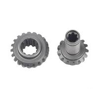 Engrenage de débroussailleuse compatible avec divers débroussailleuses, avec construction bimétallique et sept ou neuf dents pour une puissance de coupe améliorée (dents régulières)