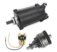 Engrenage de démarrage moto Relais de démarreur adapté pour Yamaha WaveRunner GP XA800 RA/WVT1100 GP/XL/SV/XA1200 Moteur de démarrage moto(3 PCS Set)