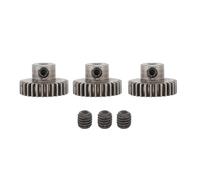 Engrenage de moteur de voiture RC M0.6, alésage de 3,175 mm, ensemble de 3 pignons de rechange en alliage d'acier, compatible avec HSP Traxxas (29t)