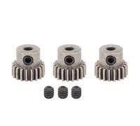 Engrenage de moteur de voiture RC M0.6, alésage de 3,175 mm, ensemble de 3 pignons de rechange en alliage d'acier, compatible avec HSP Traxxas (17t)