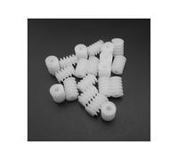 Engrenage de réduction à vis sans fin en plastique, 50 pièces, 6MM/7MM/8MM/9MM/10MM, Options de longueur 0.5M, module 0.5, diamètre 6MM, ouverture 2MM, 1.95MM, serré 2A(W6-62A)