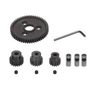 Engrenage de réduction en acier 54T avec pignon moteur 15T 17T 19T Pièces de mise à niveau RC pour TRAXXAS Slash 4x4 RC voiture pour moteurs 3660 3670 3674 4274 4268