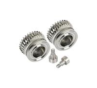 Engrenage d'entraînement de Filament d'engrenage d'extrudeuse Tout en métal K1C Compatible avec la pièce d'imprimante 3D Haute dureté plaquée Nickel Crea-lity Max/GNickel(Nickel Plated)