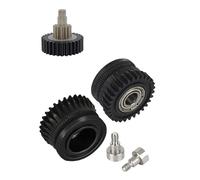 Engrenage d'entraînement de Filament d'engrenage d'extrudeuse Tout en métal K1C Compatible avec la pièce d'imprimante 3D Haute dureté plaquée Nickel Crea-lity Max/GNickel(Fully Gear Set B)