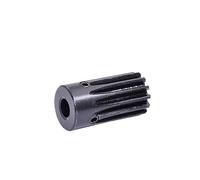 Engrenage d'entraînement de moteur en acier 1 pcs Module 1 Engrenage droit 1M-12T/13T/14T Engrenage de moteur en acier au carbone Alésage 5 mm Accessoires de transmission(13 Teeth)