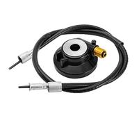 Engrenage d'entraînement, engrenages d'entraînement de compteur de vitesse anti-vibration 12 mm précis, résistant aux chocs, professionnel efficace avec câble pour scooter GY6 50 cc 150 cc
