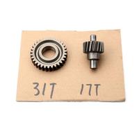 Engrenage d'entraînement final de Scooter 31T 15T 17T 34T 13T 14T adapté for SR50ns 50cc Minarelli 2 temps(31T-17T)