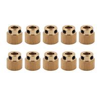 Engrenage d'extrudeuse MK8, accessoires d'imprimante 3D 10 pièces engrenage d'entraînement en laiton de pour extrudeuse MK7 MK8 26/40 dents(40 dents)