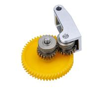 Engrenage d'extrudeuse pour imprimante 3D Bambu Lab X1 X1C P1P P1S, poignée moulée par injection d'origine, engrenage extrudeuse en acier trempé amélioré, flux plus lisse et plus uniforme, dure et