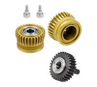 Engrenage d'extrudeuse usiné 20T pour imprimante 3D C Max V3 avec rainure en V et alésage D de 5 mm pour une connexion sécurisée de l'arbre du moteur (D)