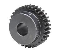 Engrenage droit 1,5 M-28T/29T, pas de dents 4,71 mm, alésage 8-17, dureté, engrenage moteur SC45, acier au carbone noircissant, 28, 29(14 mm,28T (round hole))