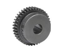 Engrenage droit 1,5 m - 44 dents, pas de 4,71 mm, alésage 8-28, dureté, engrenage moteur SC45, acier au carbone noircissant(10 mm,44T (round hole))