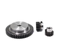 Engrenage droit 1,5 module = 1,5 m, 14 dents, avec bossage de moteur en métal/engrenage convexe, trou intérieur, transmission à crémaillère de 10 mm(6mm)