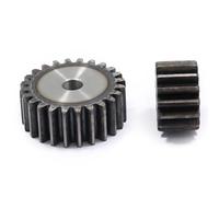 Engrenage droit - 1 pièce 1,5 m Engrenage de transmission en métal 45# Acier 1,5 Mod 44/45/46/47/48/49/50/51/52/53/54/55/56/57/58/59 dents(52T)
